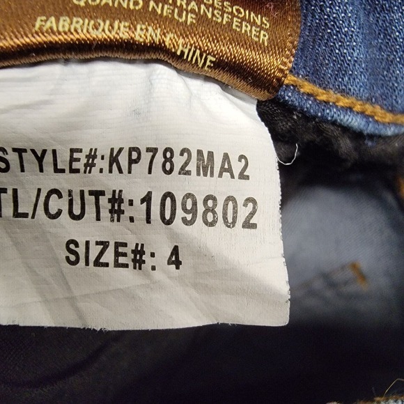 KUT From The Kloth Womens Size 4 Style KP782MA2 Straight‎ Leg Jeans 30x29 - Picture 4 of 11